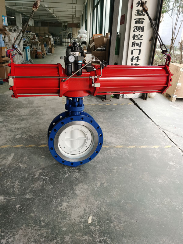 大口径AW气动法兰式蝶阀