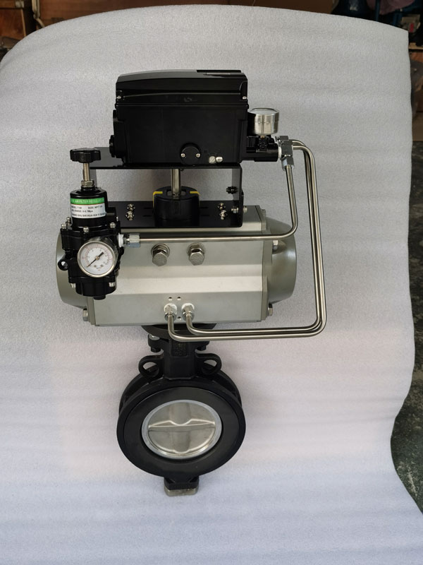 高端气动对夹式硬密封蝶阀高品质