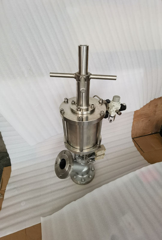 气动不锈钢法兰式放料阀